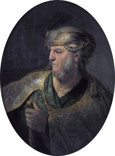 Bust of a Man in Oriental Dress by Rembrandt van Rijn